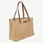 Raffia Woven Tote Bag